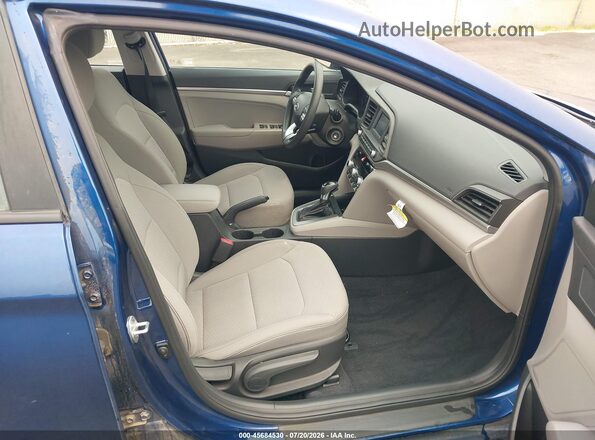 5NPD74LFXLH613691 2020 HYUNDAI ELANTRA Blue Вид салону спереду