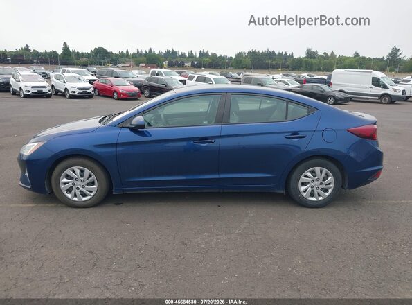 5NPD74LFXLH613691 2020 HYUNDAI ELANTRA Blue Панорамний вид салону 360°