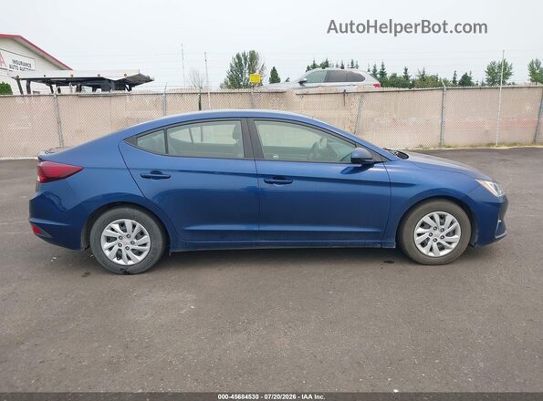 5NPD74LFXLH613691 2020 HYUNDAI ELANTRA Blue Вид задньої частини салону