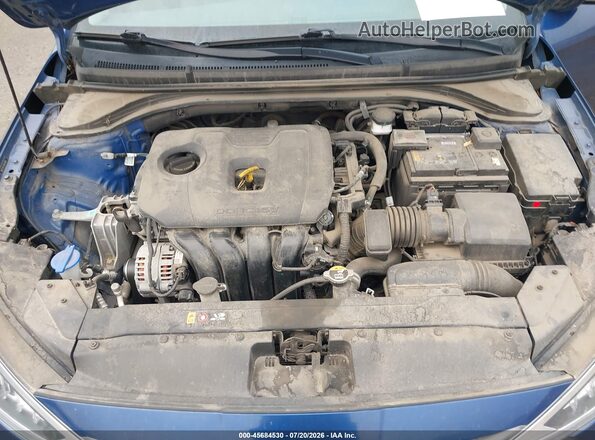 5NPD74LFXLH613691 2020 HYUNDAI ELANTRA Blue Вид ззаду