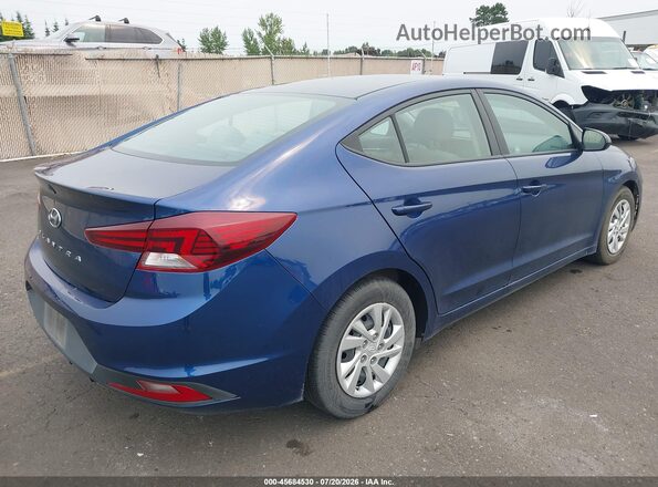 5NPD74LFXLH613691 2020 HYUNDAI ELANTRA Blue Задня права чверть