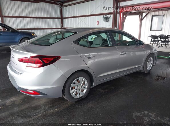 5NPD74LFXLH615232 2020 HYUNDAI ELANTRA Silver Հետևի աջ