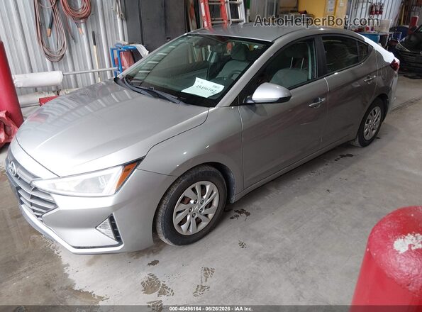5NPD74LFXLH615697 2020 HYUNDAI ELANTRA Gray Передня ліва чверть