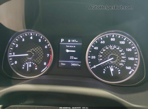 5NPD74LFXLH615697 2020 HYUNDAI ELANTRA Gray Вид задніх сидінь