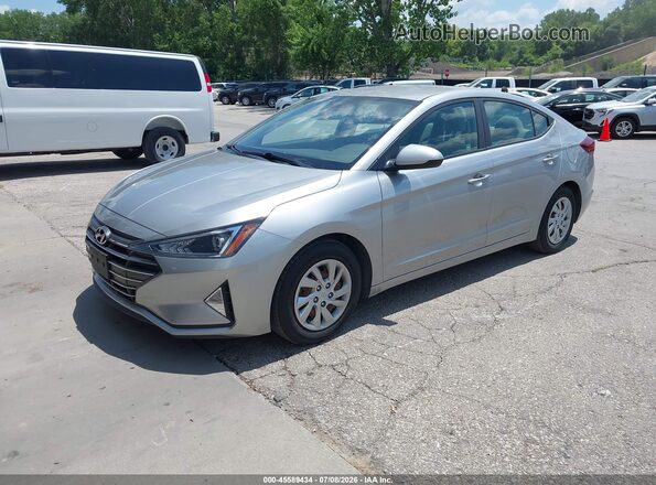 5NPD74LFXLH615778 2020 HYUNDAI ELANTRA Silver Vista tres cuartos delantera izquierda