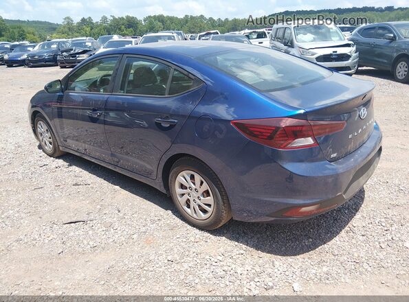 5NPD74LFXLH615862 2020 HYUNDAI ELANTRA Blue Задня ліва чверть