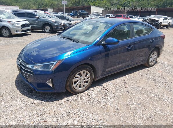 5NPD74LFXLH615862 2020 HYUNDAI ELANTRA Blue Передня ліва чверть