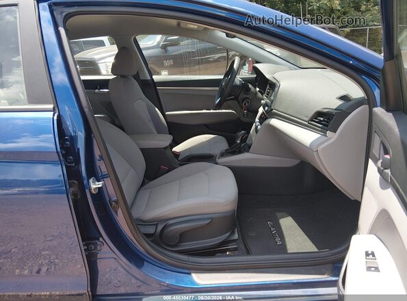 5NPD74LFXLH615862 2020 HYUNDAI ELANTRA Blue Вид салону спереду