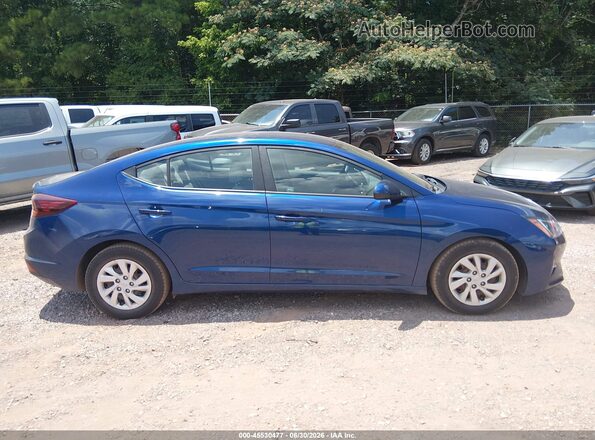 5NPD74LFXLH615862 2020 HYUNDAI ELANTRA Blue Вид задньої частини салону