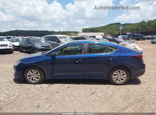 5NPD74LFXLH615862 2020 HYUNDAI ELANTRA Blue Панорамний вид салону 360°