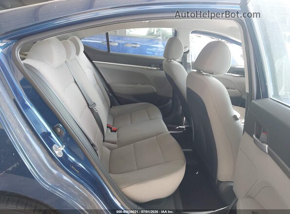 5NPD74LFXLH616252 2020 HYUNDAI ELANTRA Blue VIN կոդի պիտակի տեսք