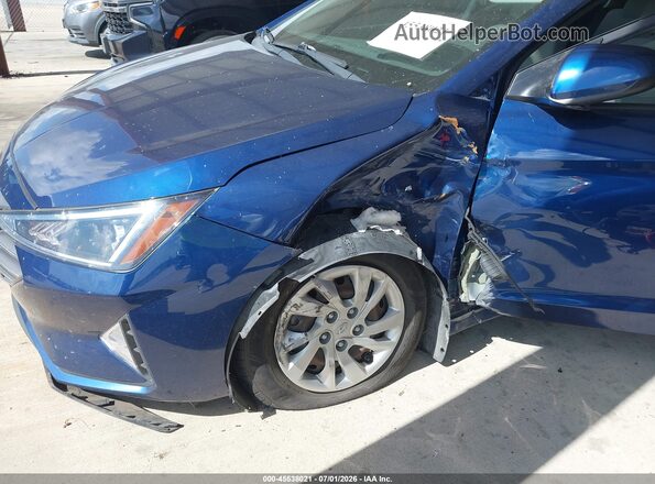5NPD74LFXLH616252 2020 HYUNDAI ELANTRA Blue Դիմացի տեսք