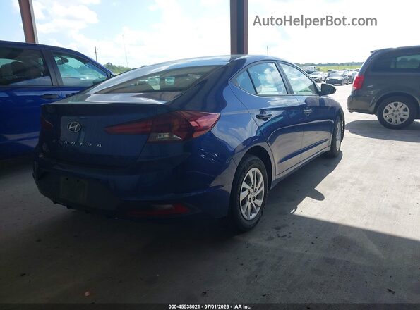 5NPD74LFXLH616252 2020 HYUNDAI ELANTRA Blue Հետևի աջ