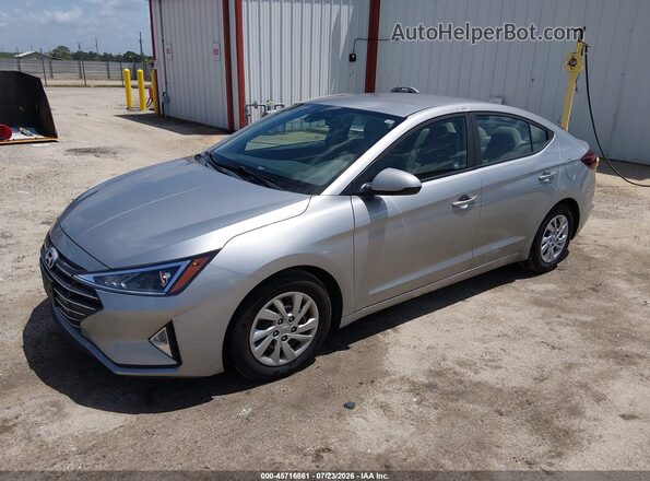 5NPD74LFXLH618101 2020 HYUNDAI ELANTRA Silver Առջևի ձախ երեք քառորդ տեսարան
