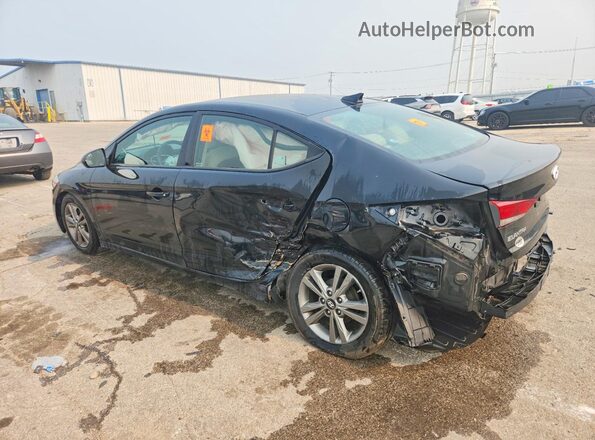 5NPD84LF0HH011239 2017 HYUNDAI ELANTRA Black უკანა მარცხენა
