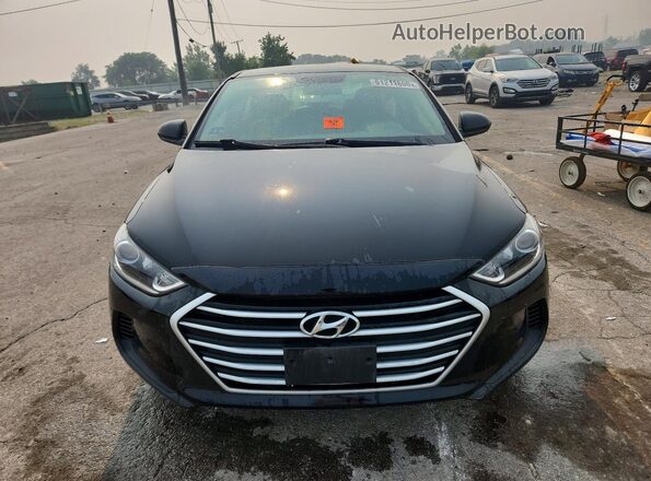 5NPD84LF0HH011239 2017 HYUNDAI ELANTRA Black წინა ხედი