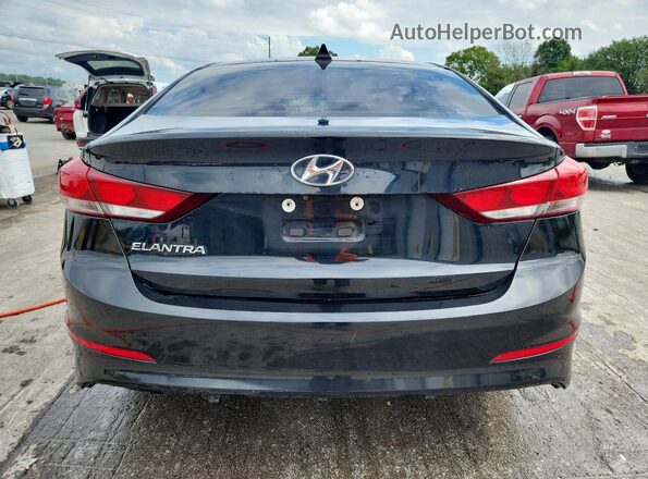 5NPD84LF0HH024508 2017 HYUNDAI ELANTRA Black Вид ззаду