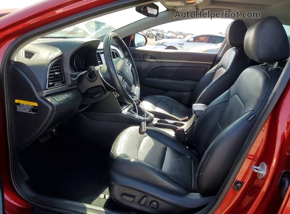 5NPD84LF0HH033502 2017 HYUNDAI ELANTRA Red Vista interior delantera