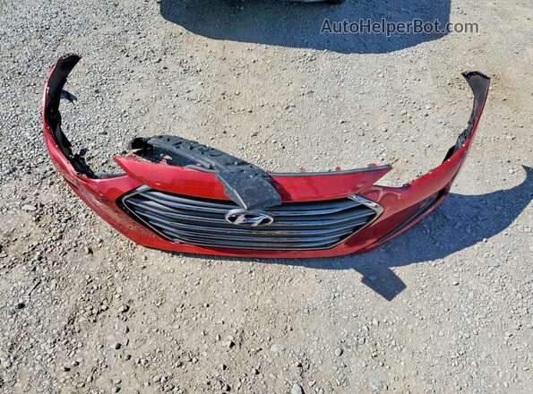 5NPD84LF0HH033502 2017 HYUNDAI ELANTRA Red Vista del compartimento del motor