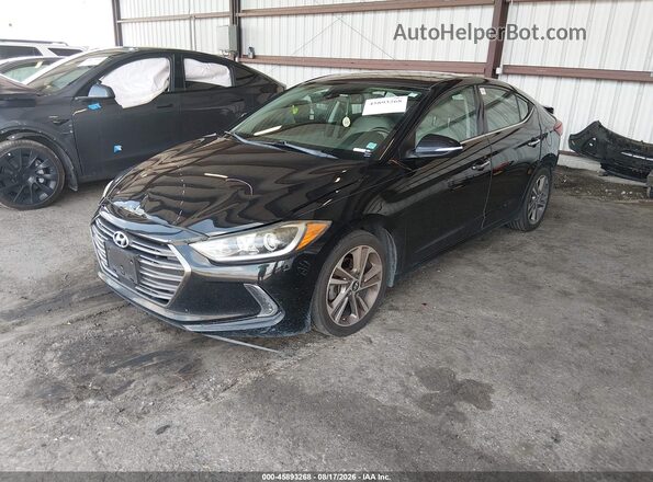 5NPD84LF0HH071117 2017 HYUNDAI ELANTRA Black Przód lewy