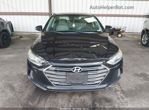 5NPD84LF0HH071117 2017 HYUNDAI ELANTRA Black Widok zestawu wskaźników