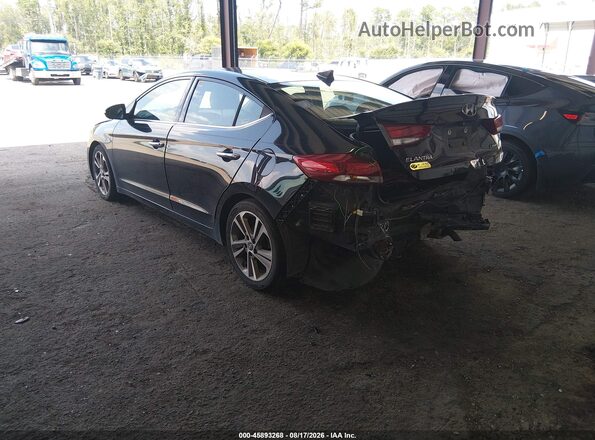 5NPD84LF0HH071117 2017 HYUNDAI ELANTRA Black Tył lewy