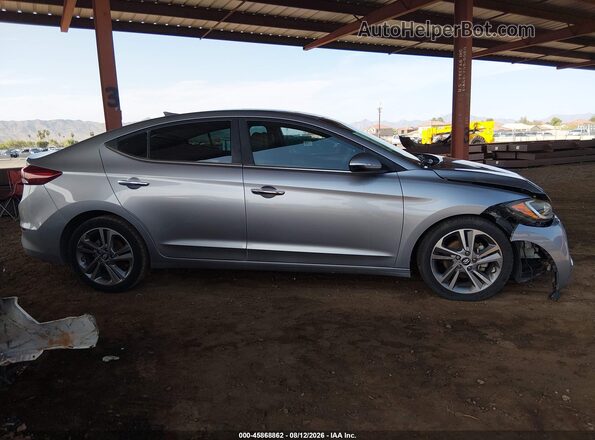 5NPD84LF0HH102155 2017 HYUNDAI ELANTRA Gray Widok wnętrza z tyłu