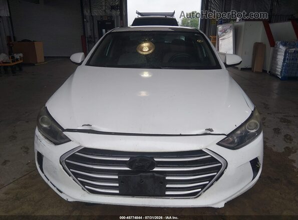 5NPD84LF0HH104231 2017 HYUNDAI ELANTRA White Widok zestawu wskaźników