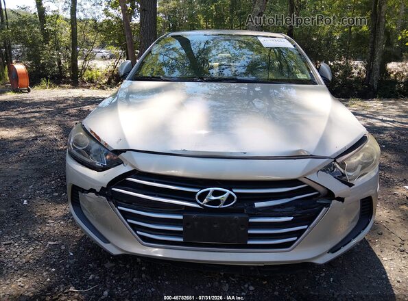 5NPD84LF0HH108294 2017 HYUNDAI ELANTRA Silver Widok zestawu wskaźników