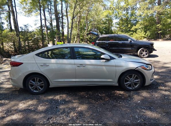 5NPD84LF0HH108294 2017 HYUNDAI ELANTRA Silver Widok wnętrza z tyłu