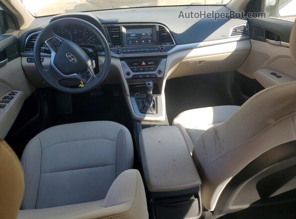 5NPD84LF0HH128819 2017 HYUNDAI ELANTRA White Dashboard view