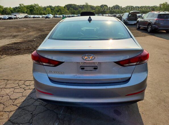 5NPD84LF0HH132479 2017 HYUNDAI ELANTRA Silver Вид ззаду