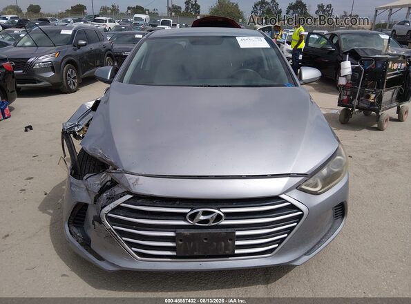 5NPD84LF0HH157575 2017 HYUNDAI ELANTRA Серебряный Вид щитка приборов