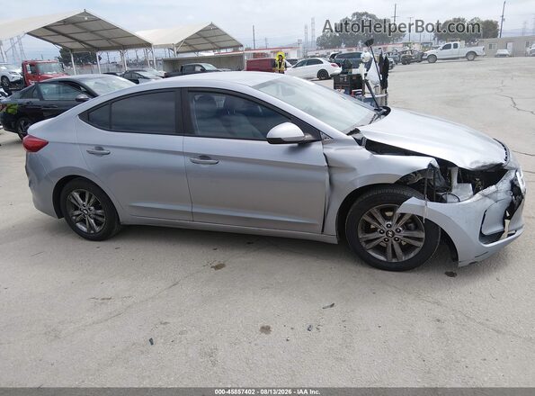 5NPD84LF0HH157575 2017 HYUNDAI ELANTRA Серебряный Вид задней части салона