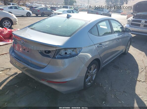 5NPD84LF0HH180922 2017 HYUNDAI ELANTRA Серебряный Задняя правая четверть