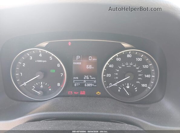 5NPD84LF0HH180922 2017 HYUNDAI ELANTRA Серебряный Вид задних сидений