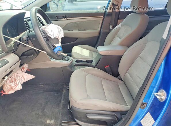 5NPD84LF0JH213035 2018 HYUNDAI ELANTRA Blue Vista interior delantera