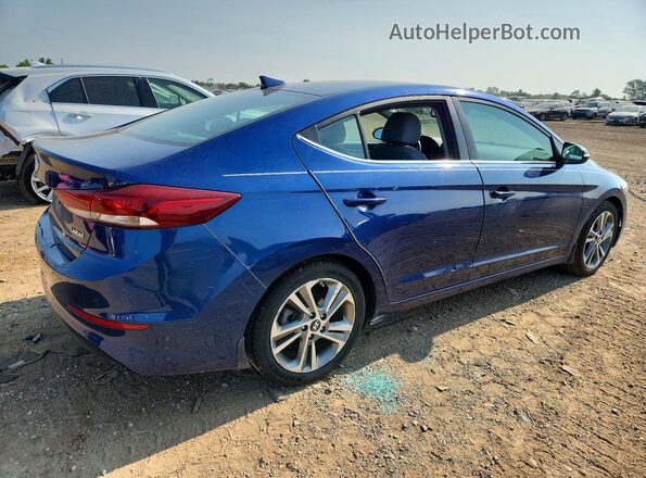 5NPD84LF0JH216159 2018 HYUNDAI ELANTRA Blue Rear right