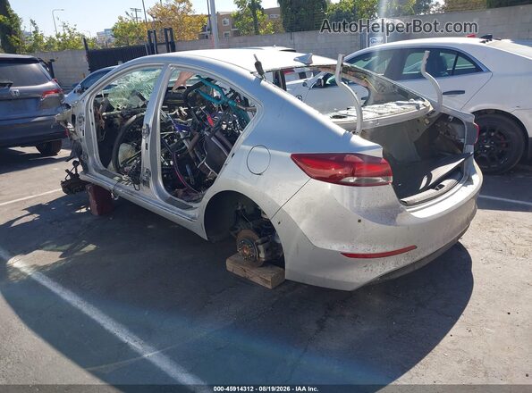 5NPD84LF0JH220261 2018 HYUNDAI ELANTRA Silver Trasero izquierdo