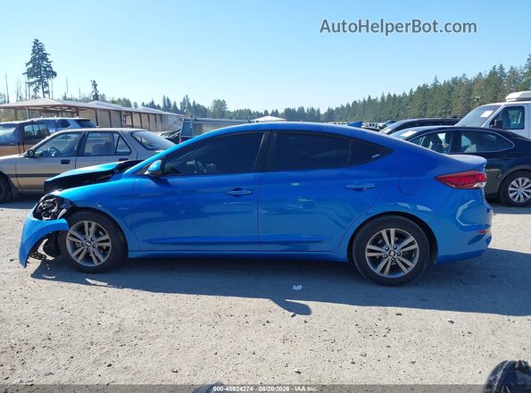 5NPD84LF0JH225749 2018 HYUNDAI ELANTRA Blue 