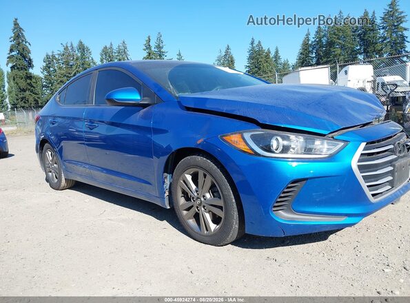 5NPD84LF0JH225749 2018 HYUNDAI ELANTRA Blue 360 interior view