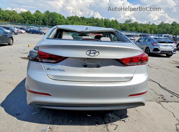 5NPD84LF0JH237187 2018 HYUNDAI ELANTRA Silver Widok z tyłu