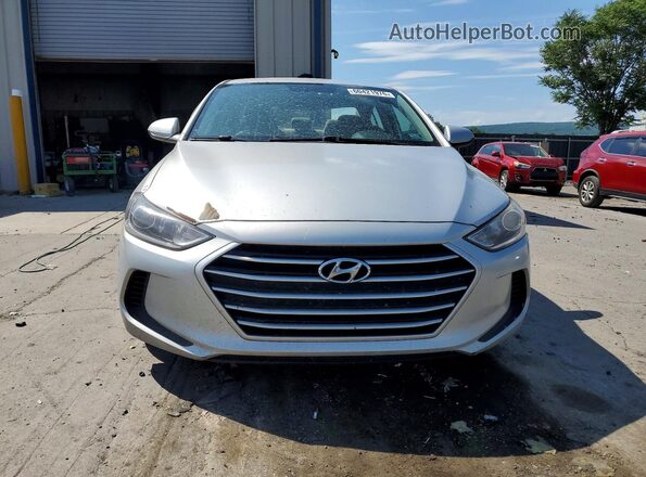 5NPD84LF0JH237187 2018 HYUNDAI ELANTRA Silver Widok z przodu