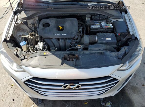 5NPD84LF0JH237187 2018 HYUNDAI ELANTRA Silver Widok wnętrza z tyłu