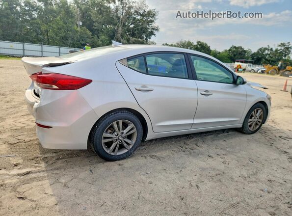 5NPD84LF0JH238663 2018 HYUNDAI ELANTRA Серебряный Задняя правая четверть