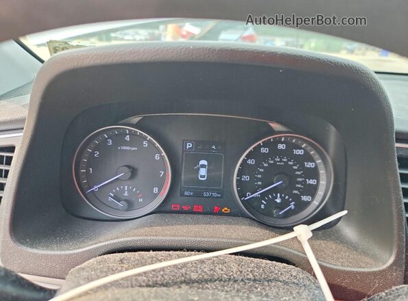 5NPD84LF0JH238663 2018 HYUNDAI ELANTRA Серебряный Вид щитка приборов