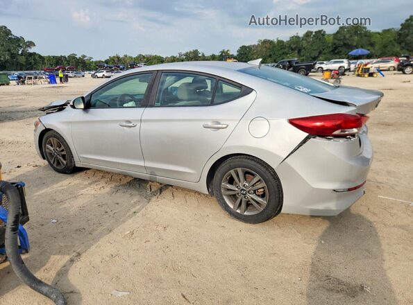 5NPD84LF0JH238663 2018 HYUNDAI ELANTRA Серебряный Задняя левая четверть