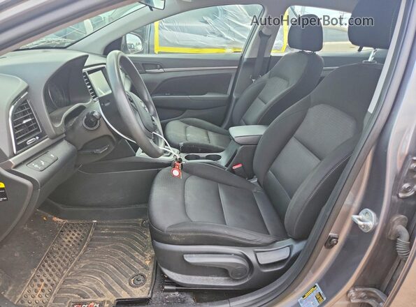 5NPD84LF0JH249436 2018 HYUNDAI ELANTRA Gray Սալոնի դիմացի տեսք