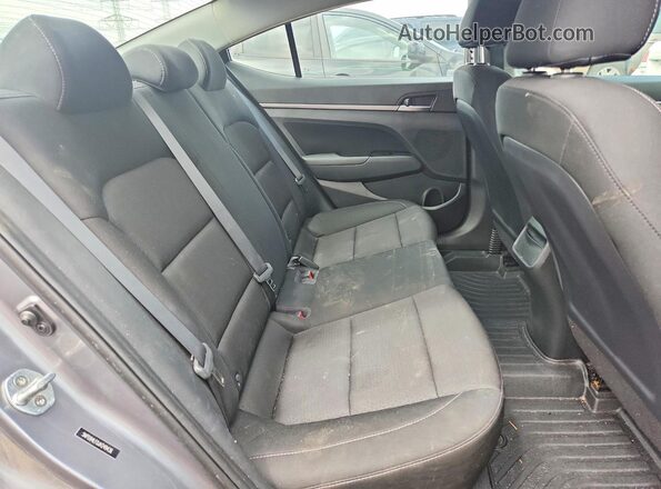 5NPD84LF0JH249436 2018 HYUNDAI ELANTRA Gray Հետևի նստատեղերի տեսք