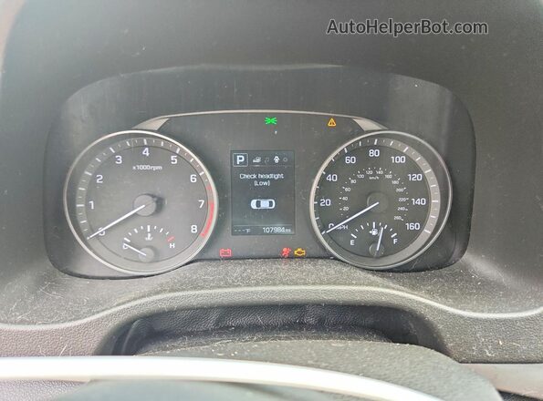 5NPD84LF0JH249436 2018 HYUNDAI ELANTRA Gray Սարքավորումների վահանակի տեսք